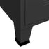 Lady Jillian -  Industrial Wardrobe Black 90x50x180 cm Metal